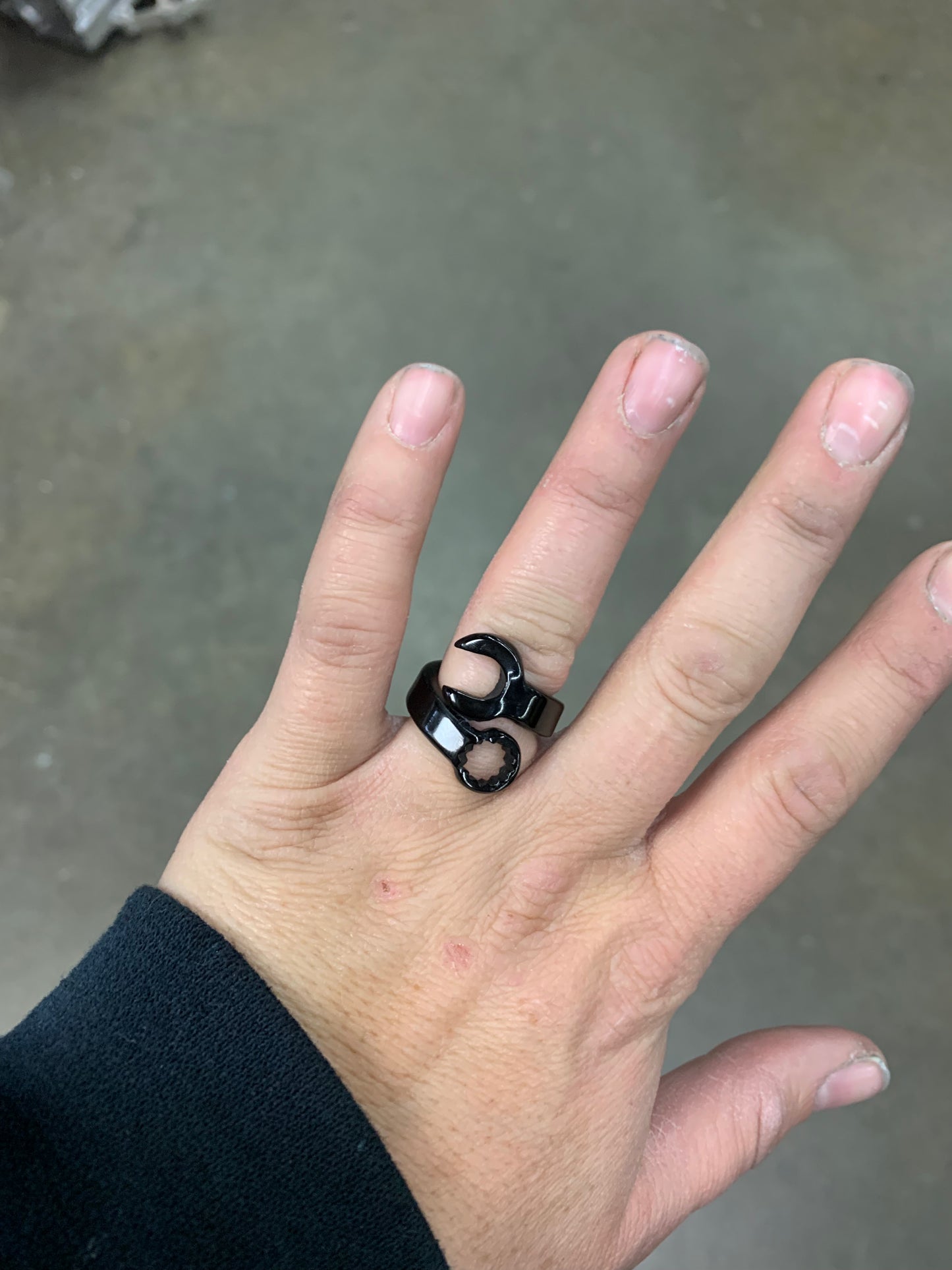 Black Wrench Ring
